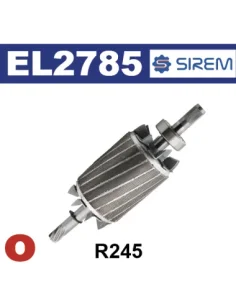 Rotor R245 para motoreductores tipos F, D, H