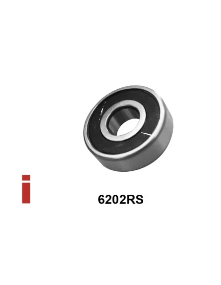 Cojinete de bolas estanco 6202RS para motorreductores Sirem tipo F
