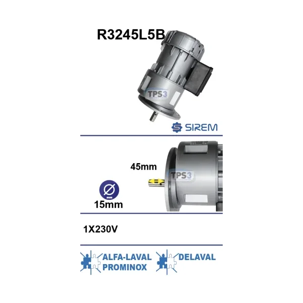 Motorreductor R3245L5B 32vpm 400V (Alfa Laval, Prominox, Delaval)