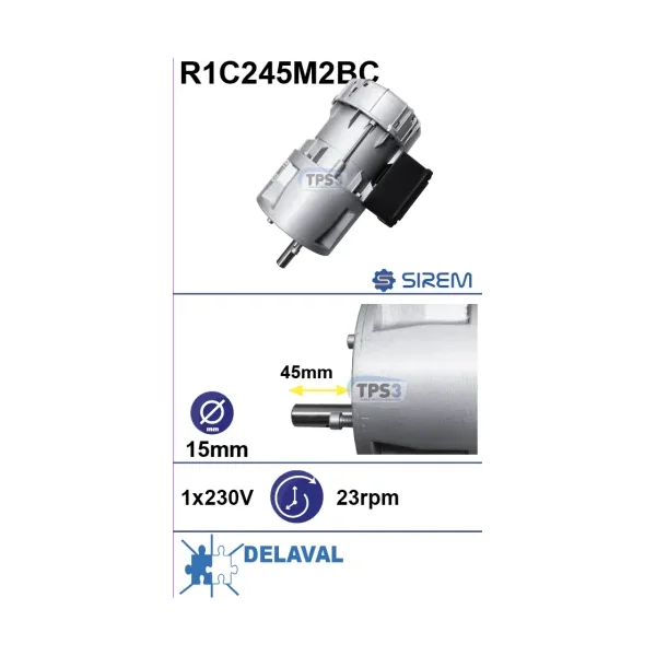 Motorreductor R1C245M2BC 23rpm 230V (Delaval)