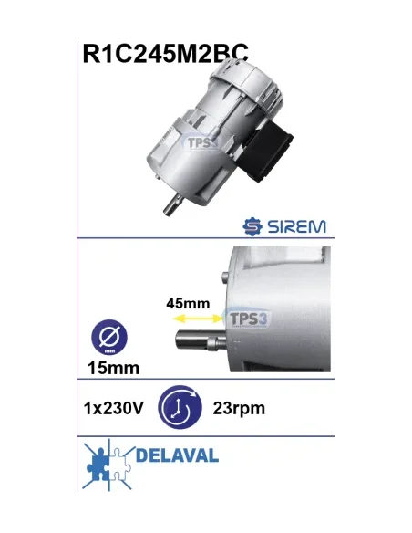 Motorreductor R1C245M2BC 23rpm 230V (Delaval)