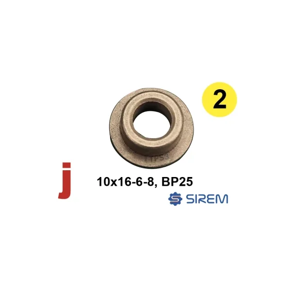 Anillo para segundo tren tipo N (10x16-6-8 BP25)