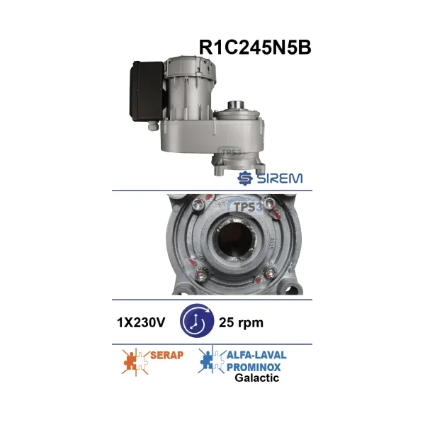 Motoréducteur R1C245N5B 25vpm 230V (Alfa Laval, Prominox, Serap)