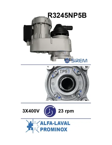 Motorreductor R3245NP5B 23vpm 400V (Alfa Laval, Prominox)