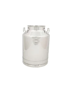 Cantara transporte de leche Acero inoxidable con bisagras y capacidad de 25 Litros
