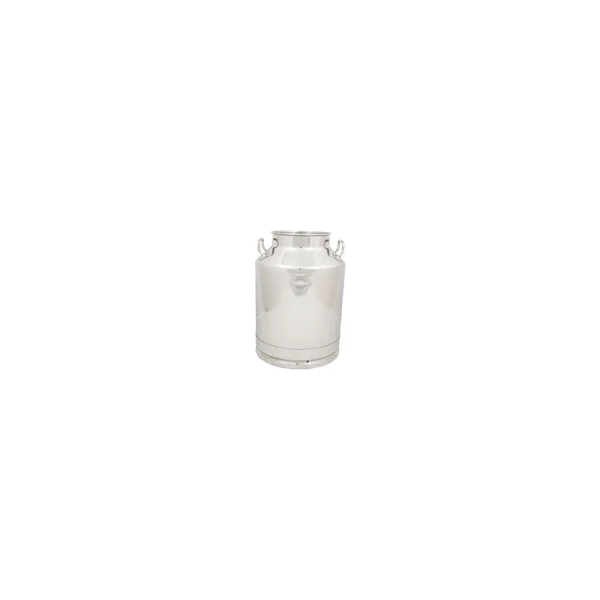 Cantara transporte de leche Acero inoxidable con bisagras y capacidad de 25 Litros