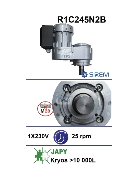 Motorreductor R1C245N2BR 25vpm 230V (Japy)
