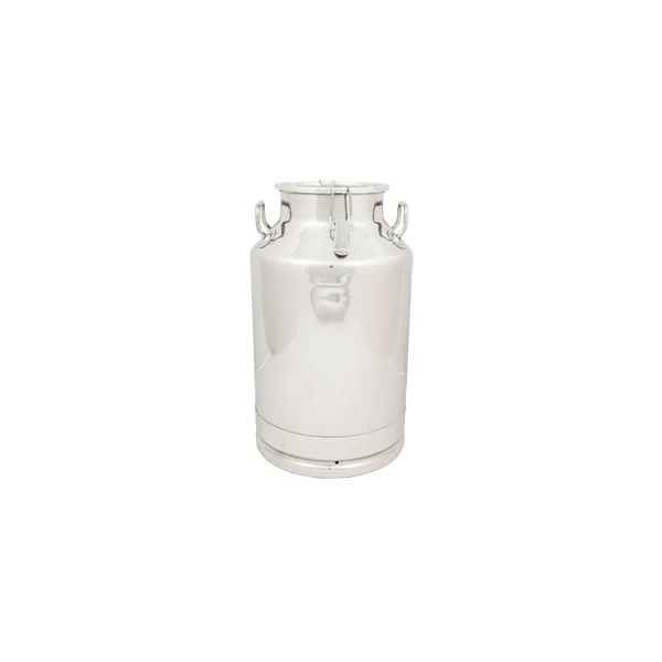Cantara transporte de leche Acero inoxidable con bisagras y capacidad de 20 Litros