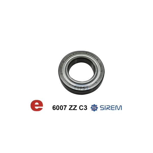 Cojinete de bolas estanco 6007ZZ C3 para motorreductores Sirem tipo N