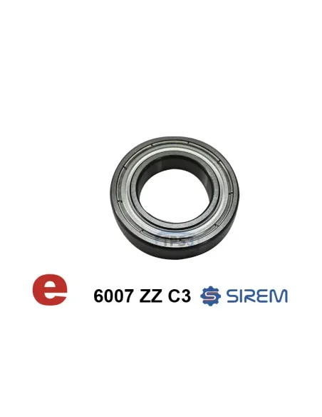 Cojinete de bolas estanco 6007ZZ C3 para motorreductores Sirem tipo N