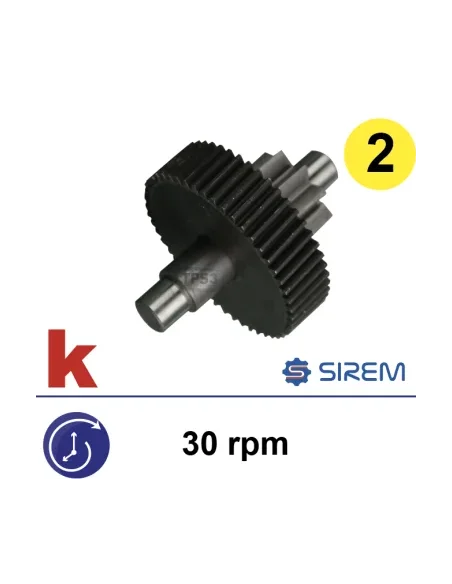 Kit 2ndo tren para motorreductores Sirem tipos N 30v/min