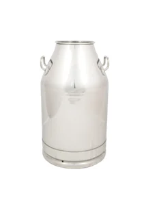 Cantara de acero inoxidable con capacidad de 40 Litros para maquina de ordeño 