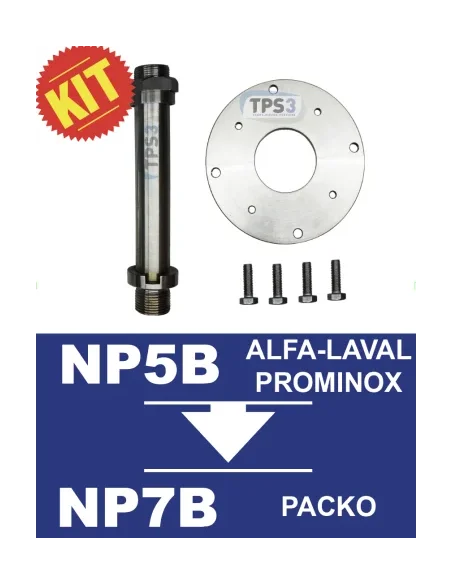 Kit de transformación : motorreductor NP5B en tipo NP7B (tanques Packo)