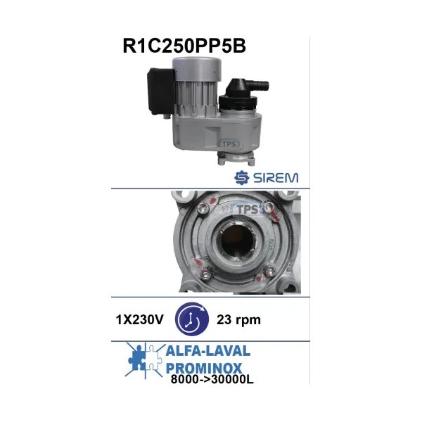 Motorreductor R1C250PP5B 23vpm 230V (Alfa Laval, Prominox)