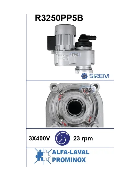 Motorreductor R3250PP5B 23vpm 400V (Alfa Laval, Prominox)