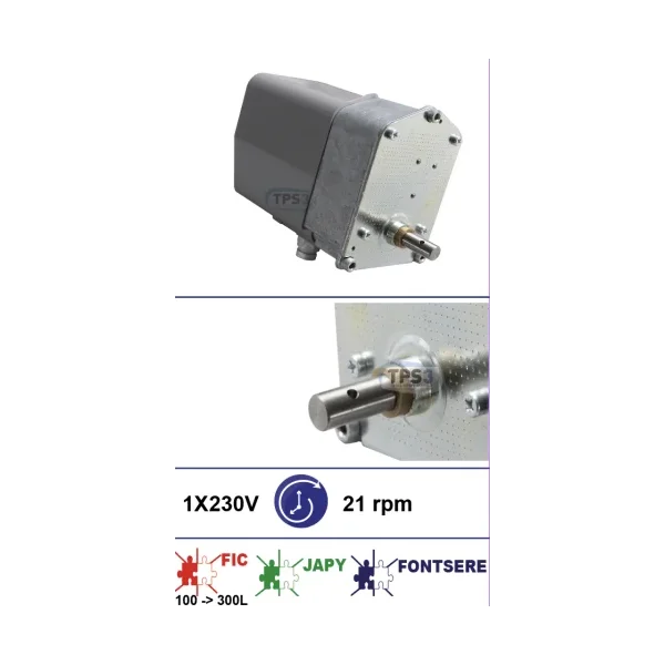 Motorreductor Crouzet 40vpm 230V (Fic G1 100-300L)
