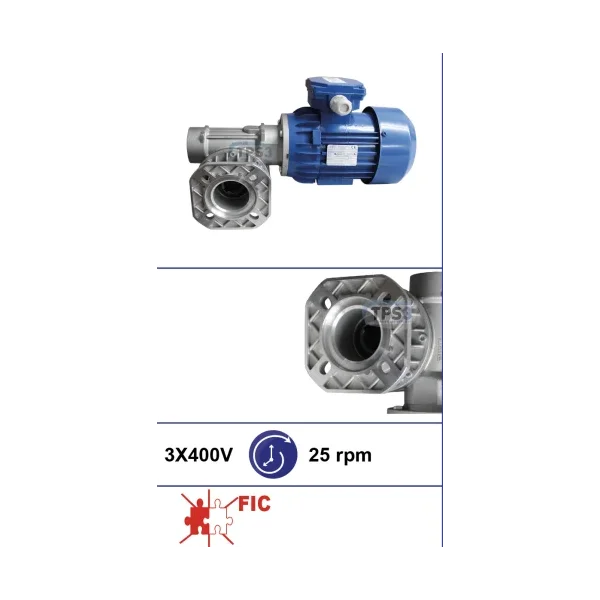 Motorreductor de sustitucion 25vpm 400V (Fic)