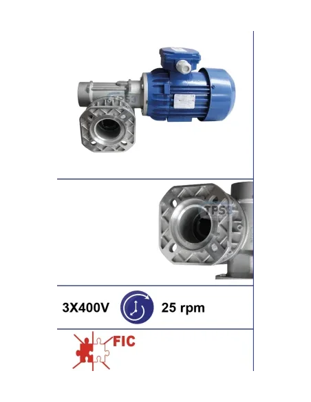Motorreductor de sustitucion 25vpm 400V (Fic)