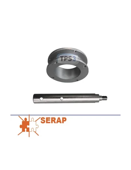 Eje para motorreductor universal adaptable Serap + brida circular