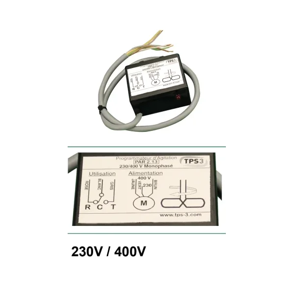 Programador de agitacio?n electro?nico 230/400V Adaptable con todas las marcas d