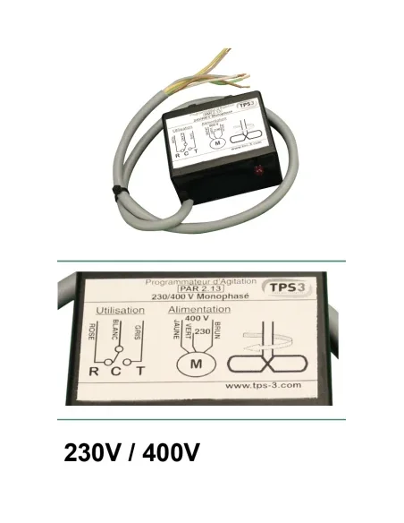 Programador de agitacio?n electro?nico 230/400V Adaptable con todas las marcas d