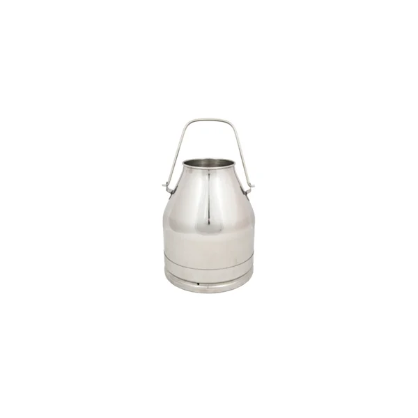 Cantara de acero inoxidable con capacidad de 40 Litros para maquina de ordeño con asa