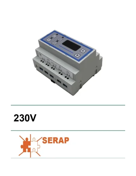 Termostato 3 funciones 230V (con sonda)