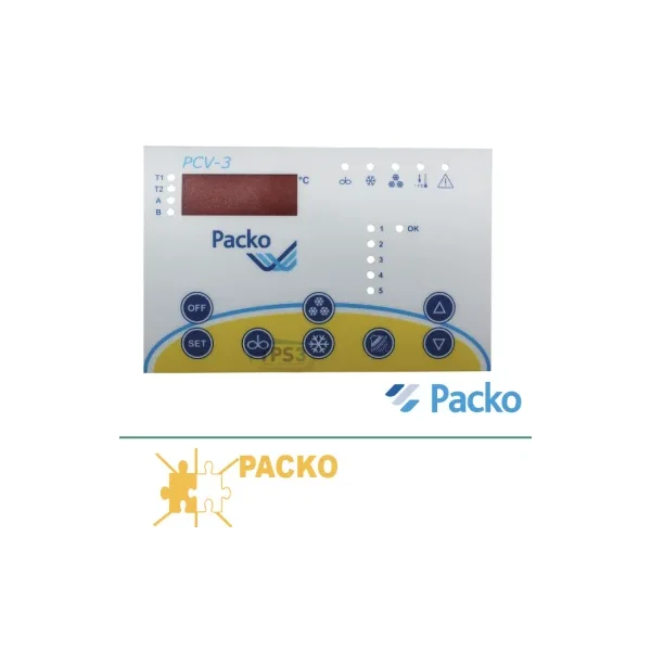 Placa frontal de teclado PCV3 autoadhesiva (Packo)