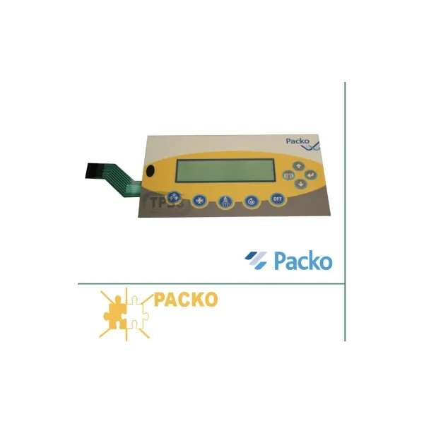 Placa frontal adhesiva para teclado Dolphin (Packo)