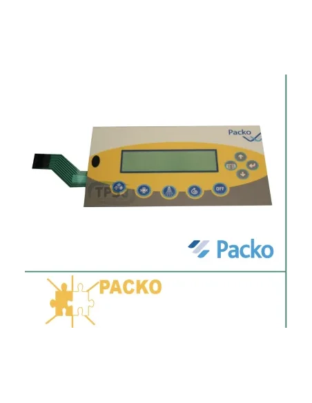 Placa frontal adhesiva para teclado Dolphin (Packo)