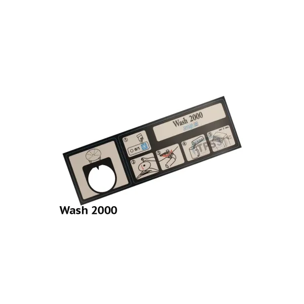 Sticker programador de lavado caja Serap RL10 Wash2000 (Serap)