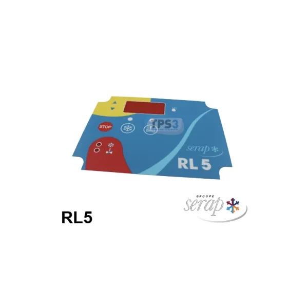 Placa frontal de teclado autoadhesiva RL5 (Serap)