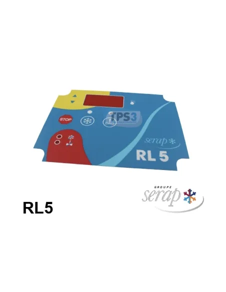 Placa frontal de teclado autoadhesiva RL5 (Serap)