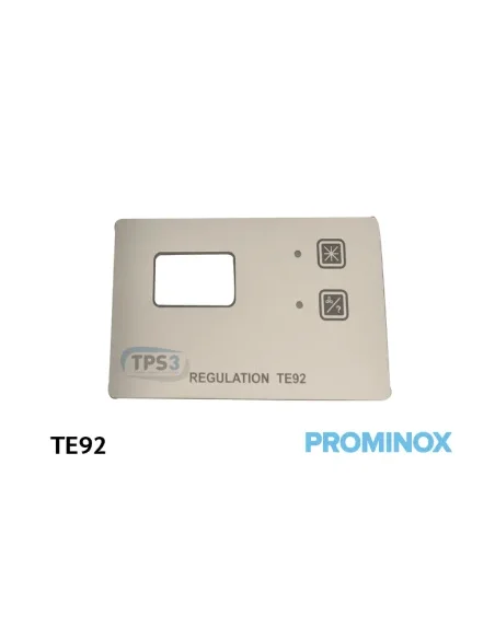 Placa frontal de teclado autoadhesiva TE 92 (Alfa Laval, Prominox)