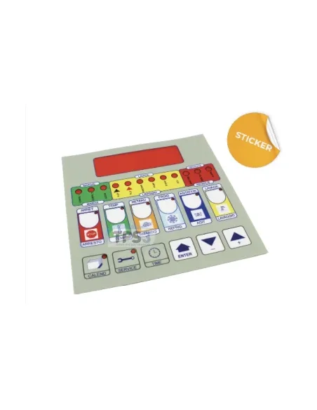 Placa frontal adhesiva para teclado adaptable FIPO (Fic)