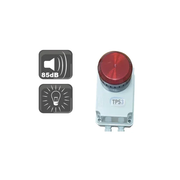 Kit de alarma visual y sonora precableado para Vigilait