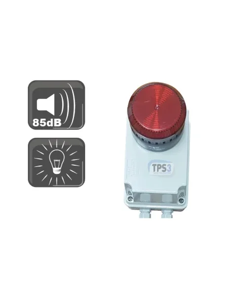 Kit de alarma visual y sonora precableado para Vigilait