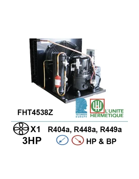 FHT4538Z Unidad de refrigeración 3Ch (1 ventilador 230V)