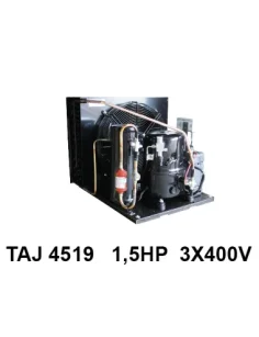 Unidad de refrigeración 3x400V 4hp compresor de pistón