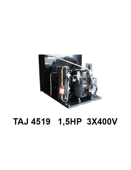 Unidad de refrigeración 3x400V 4hp compresor de pistón