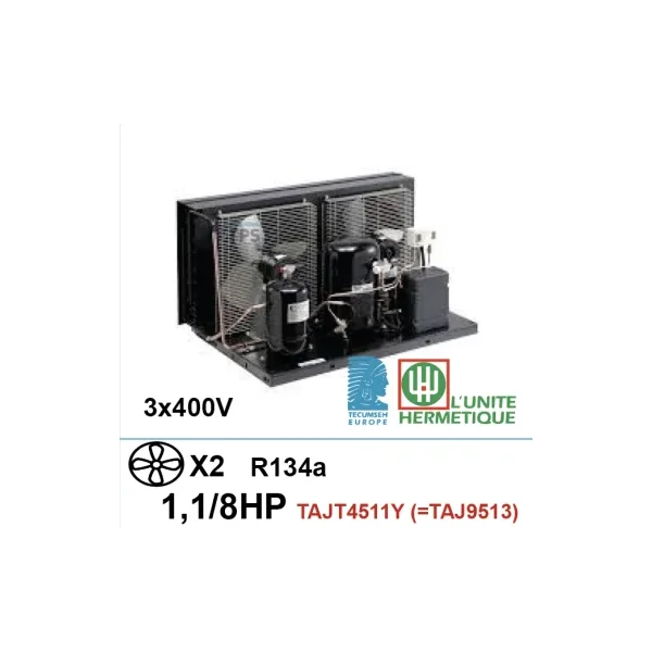 Unidad de refrigeración UH TAJT4511Y R134a 1.1/8Ch (:TAJ9513)