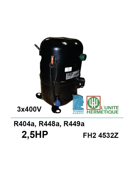 Compresor UH FH2 4532Z-XG 2.5Ch + bolsa de válvula