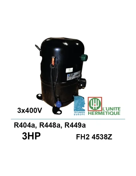 Compresor UH FH2 4538Z-XG 3Ch + bolsa válvula