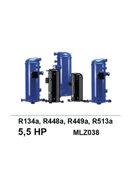 Compresor Scroll Danfoss MLZ038 R134a//R448a/R449a/R513a 5.5Ch
