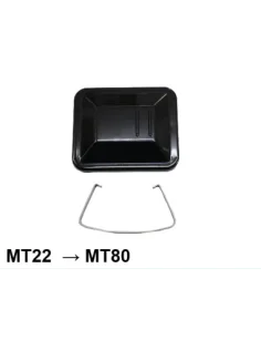 Tapa de plástico + clip del compresor MTZ22 - MTZ80