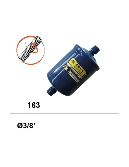 163 Ø 3/8 secador, atornillable