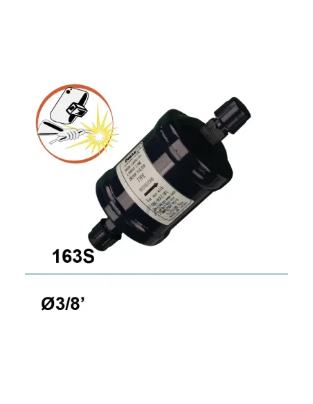 163S Ø 3/8 secador, soldar