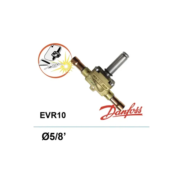 Cuerpo de electroválvula Danfoss EVR10 5/8 Freon para soldar