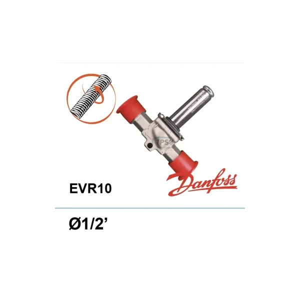 Cuerpo de electroválvula Danfoss EVR10 1/2 de rosca para freón