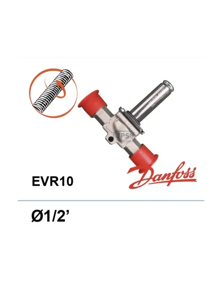 Cuerpo de electroválvula Danfoss EVR10 1/2 de rosca para freón